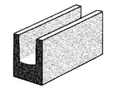 Grey Block 150mm Series Lintel - Grey
