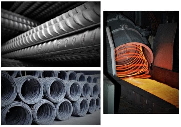 Steel reinforcing bar/coil (rebar, wire rod, DBIC)
