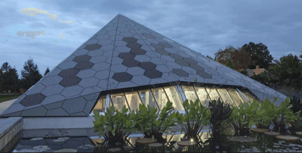 Crystalline Photovoltaic Solar Glass G/GM07244 (4mm+4mm)