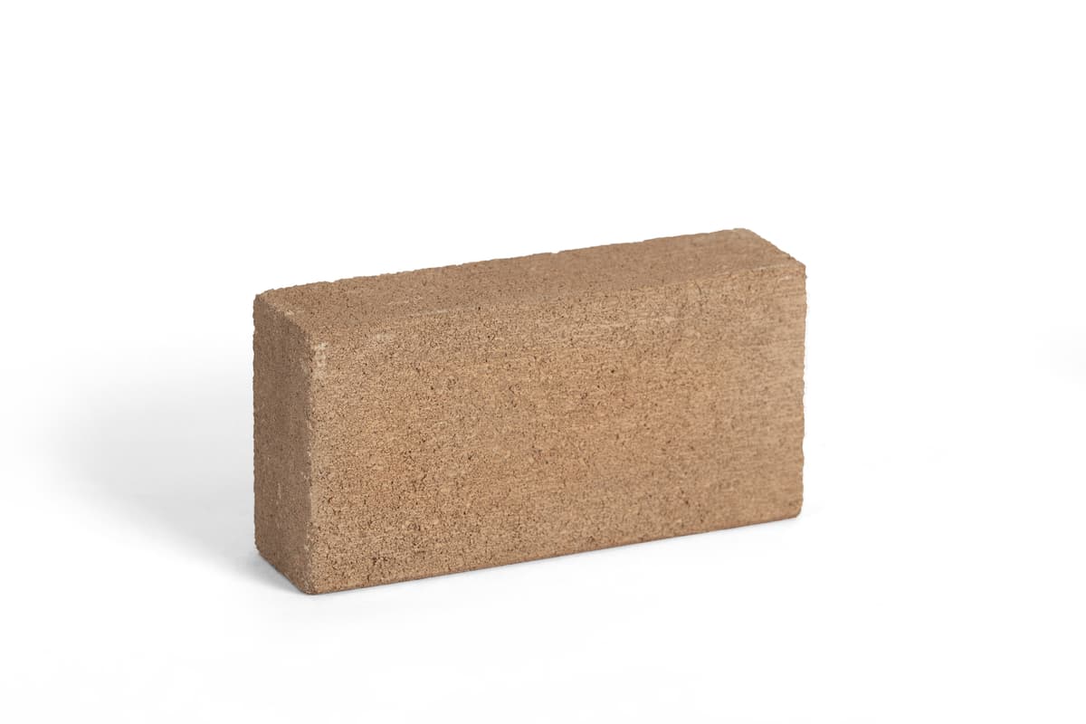 Coloured Block - Earth Apricot