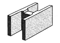 Grey Block 200mm Series 'H' Block - Grey