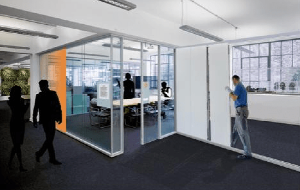 Solid Panel Partition