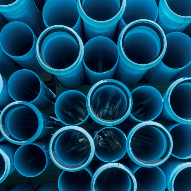 PVC pressure pipes PVC-U pressure pipe